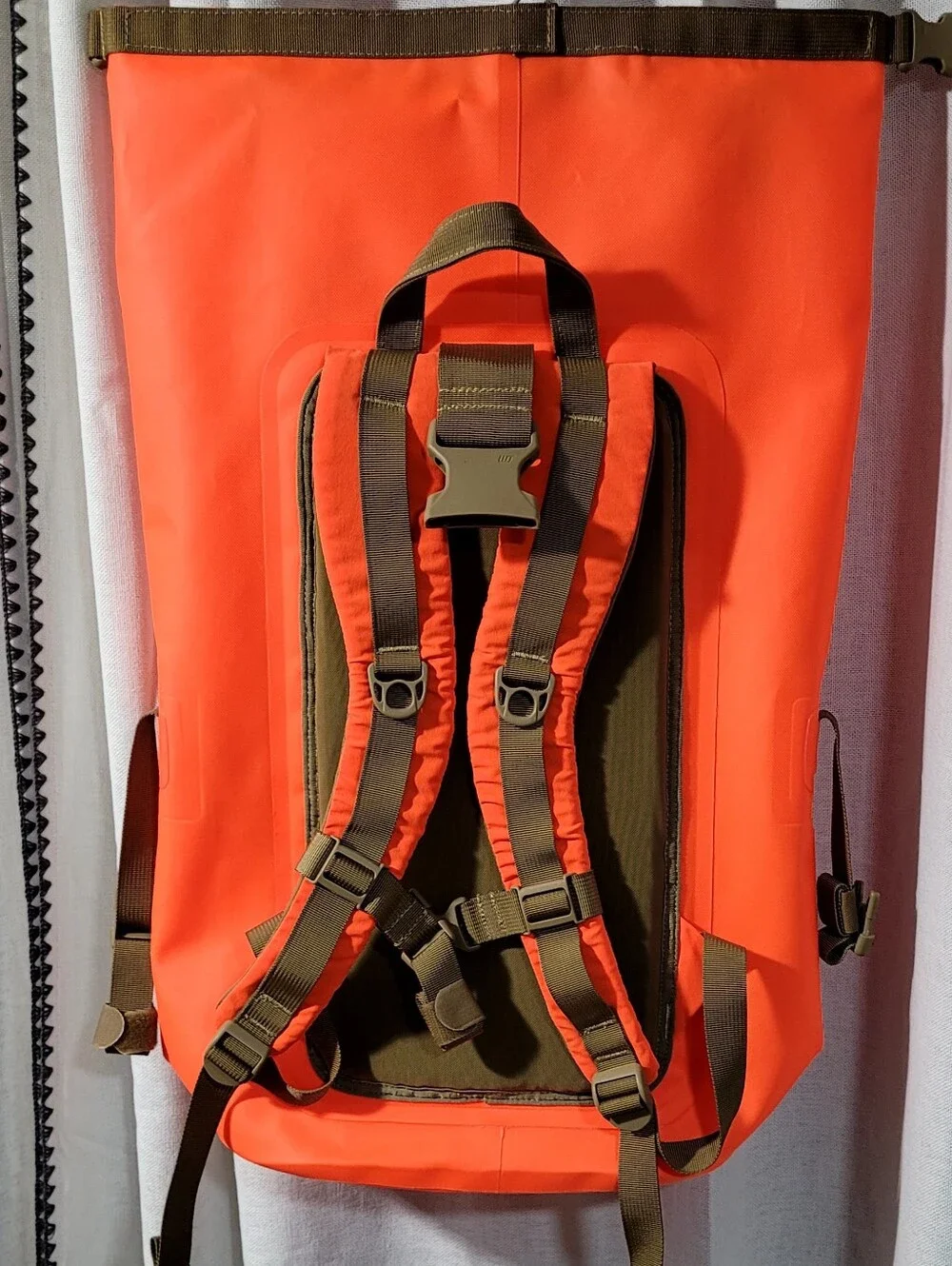 Filson 28L Dry Backpack Flame Orange - MINT Condition